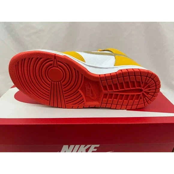 NEW Nike Dunk High W University Gold Shoes DQ4691-700 Wmns Sz 6 / Mens Sz 4.5 - Picture 6 of 7